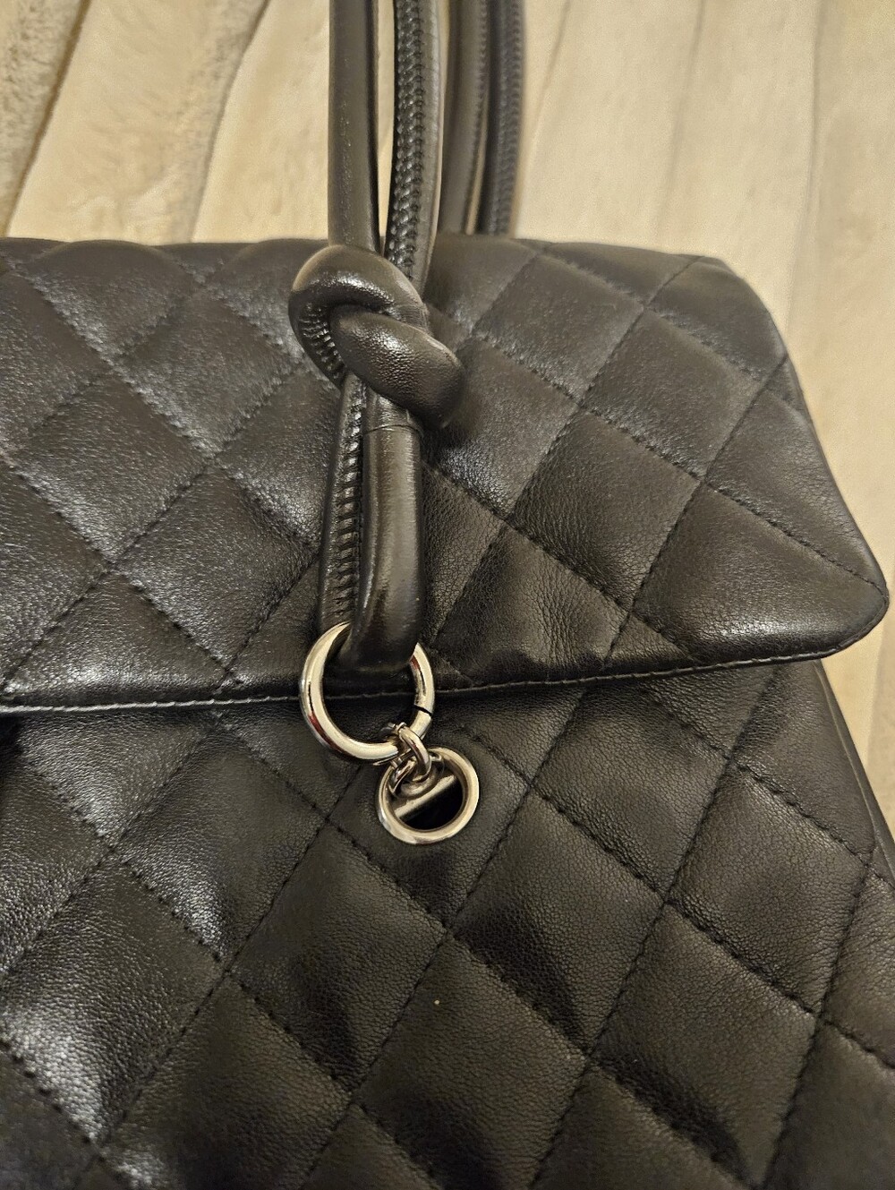 CHANEL Ligne Cambon Black Quilted Leather Flap Bag - Picture 7 of 12
